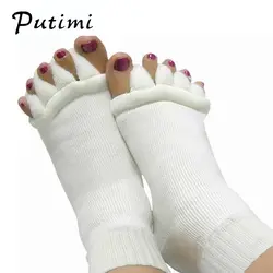 Putimi пять пальцев ног носочки для педикюра корректор вальгусной ортопедии ортопедической SuppliesThumb банен коррекции Уход за ногами