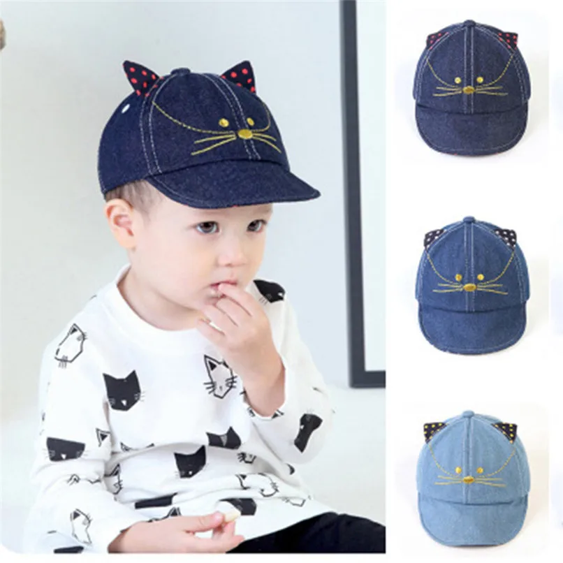 Baby Caps Cartoon Girl Boys Cap Spring Hats For Boy Infant Baby Sun Hat with Ear Baby Beanies Muts Baby Boy Accessories J26#5