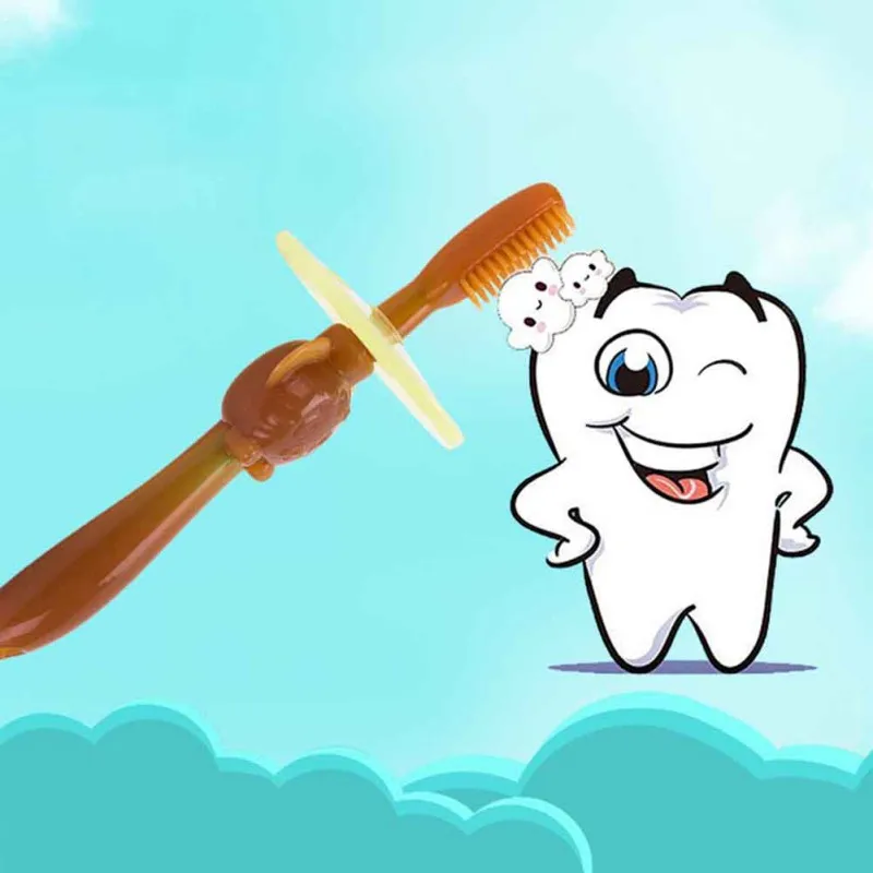 2019 New Baby Silicone Toothbrush Teethers Baby Teething Pacifier Chew Infant Oral Tooth Brush 3