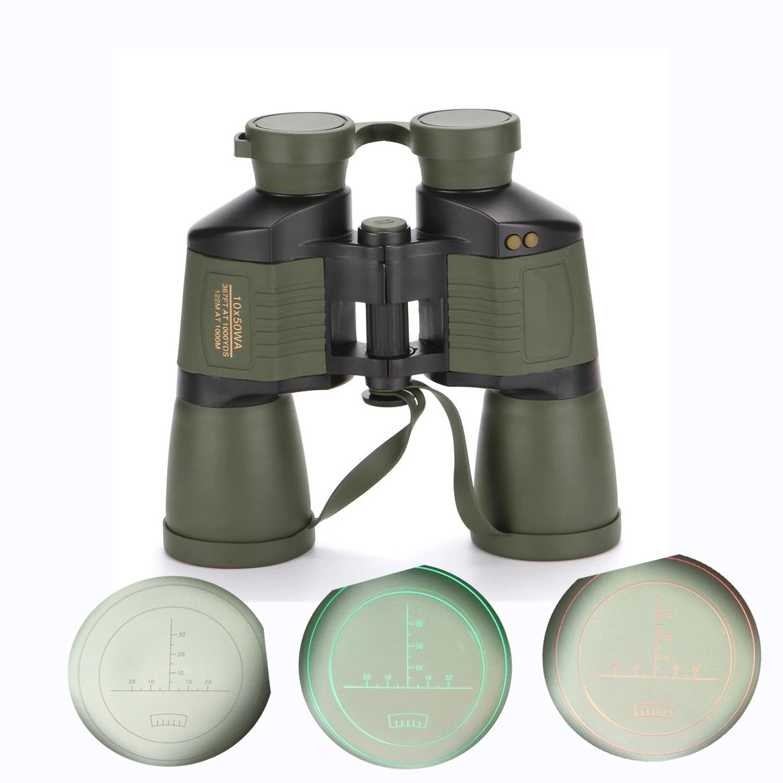 

HD Brand 10X50 Auto focus waterproof rangefinder binoculars telescope hunting tourism optical outdoor sports eyepiece binoculars