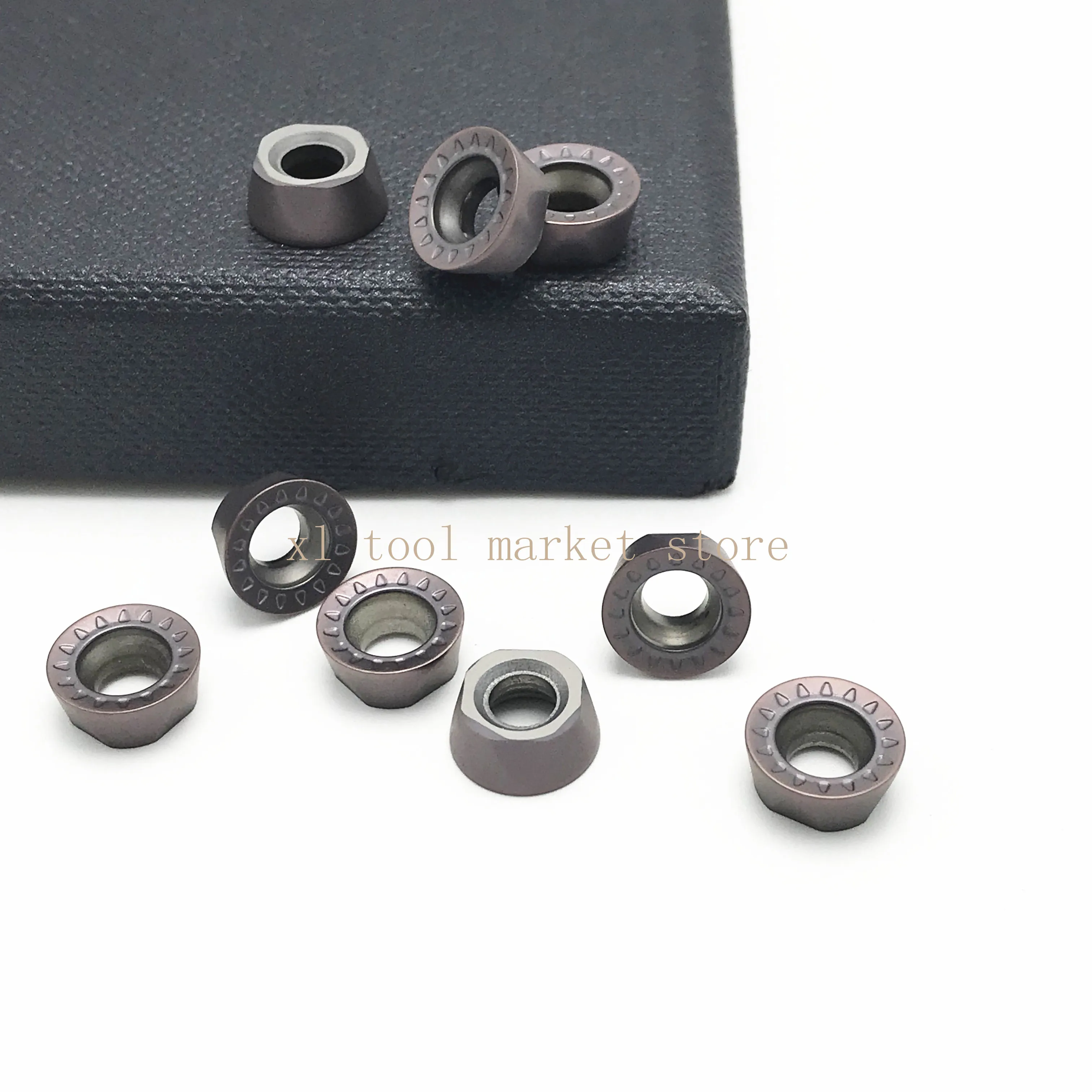 

FREE shipping 10PCS RPMT10T3 VP15TF RPMT carbide inserts end mill cutter face milling cutting tool RPMT 10T3 CNC Lathe tools