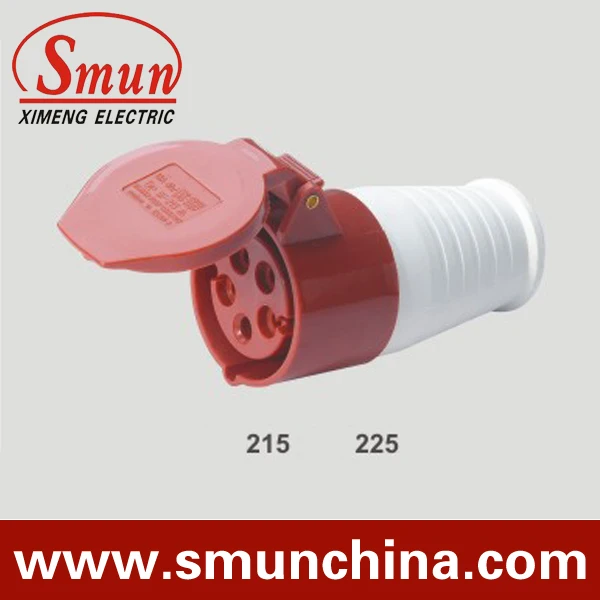 

16A 3p+N+e 220-415v industrial socket with CE ROHS 1 year warranty european type