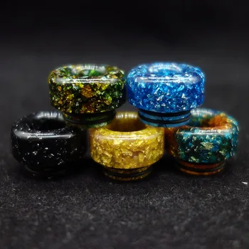 

5pc/lot elektronik sigara 810 drip tip vape accessories colorful ecig mouthpiece for tfv12 prince rda rta atomizer
