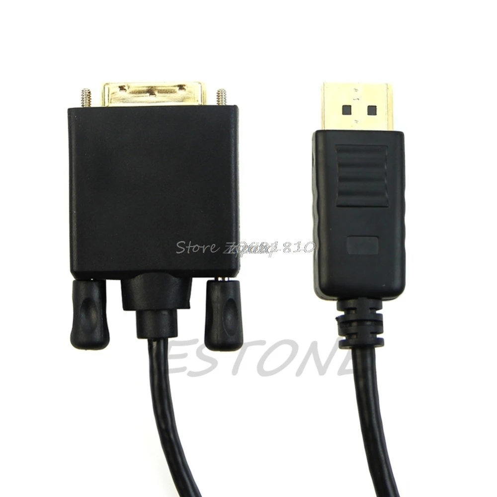 Порт дисплея DP к DVI Dual Link 24 + 1 Pin Мужской Золотой соединительный кабель аудио/видео
