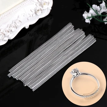 

12 Pcs Ring Size Adjuster Insert Guard Tightener Reducer Resizing Fitter Tools -W128