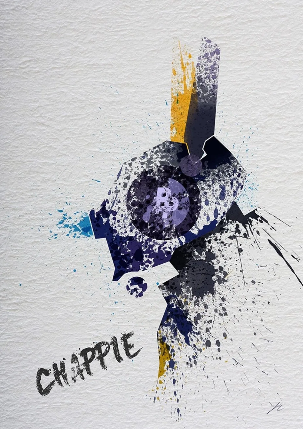 Home Decor Chappie Movie 1015 1-Silk Art Poster Wall Sicker Decoration Gift