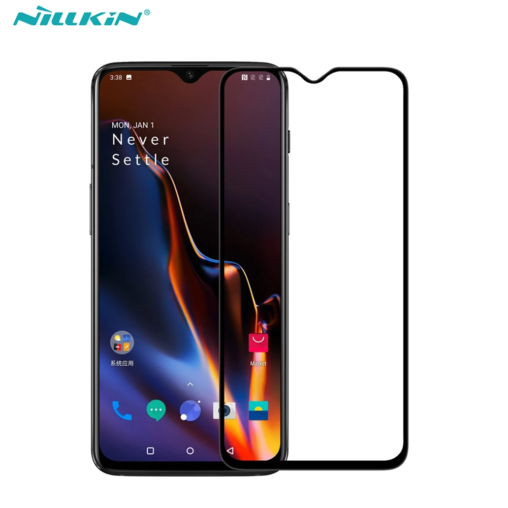 

Arc Curve Full Coverage Glass Screen Protector For Oneplus 6T NILLKIN Amazing XD CP+MAX Anti-Explosion One plus 6T Glass film