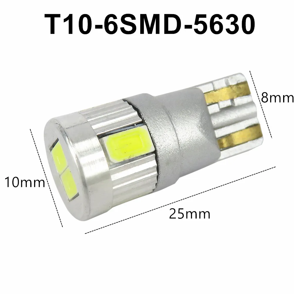 WLJH 2x T10 W5W светодиодный габаритный фонарь дневного света для Kia Rio K2 Ceed K3 K5 RIO FORTE