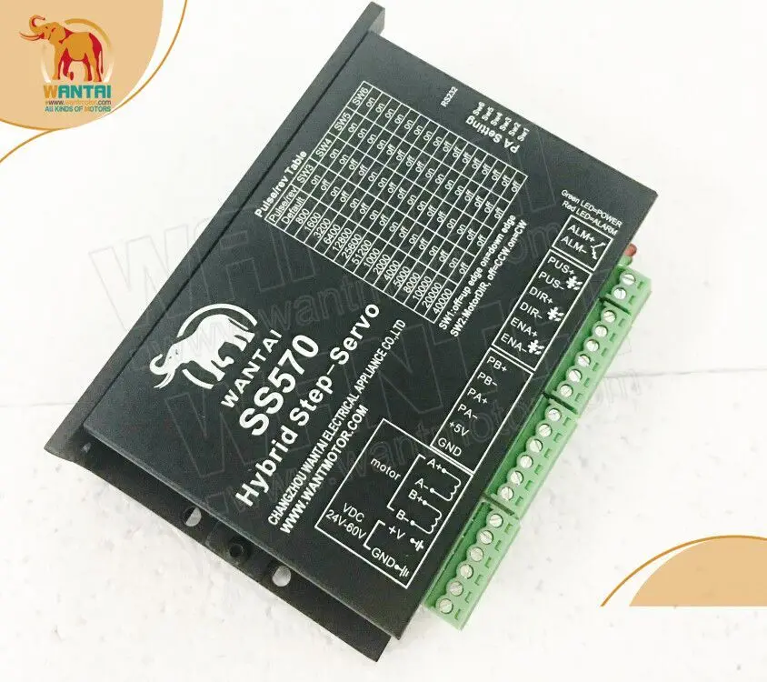 【EU Ship】Nema23 closed loop stepper motor 2.1N.m 4A servo motor+driver+3m cable 【EU Ship】Nema23 closed loop stepper motor 2.1N.m 4A servo motor+driver+3m cable