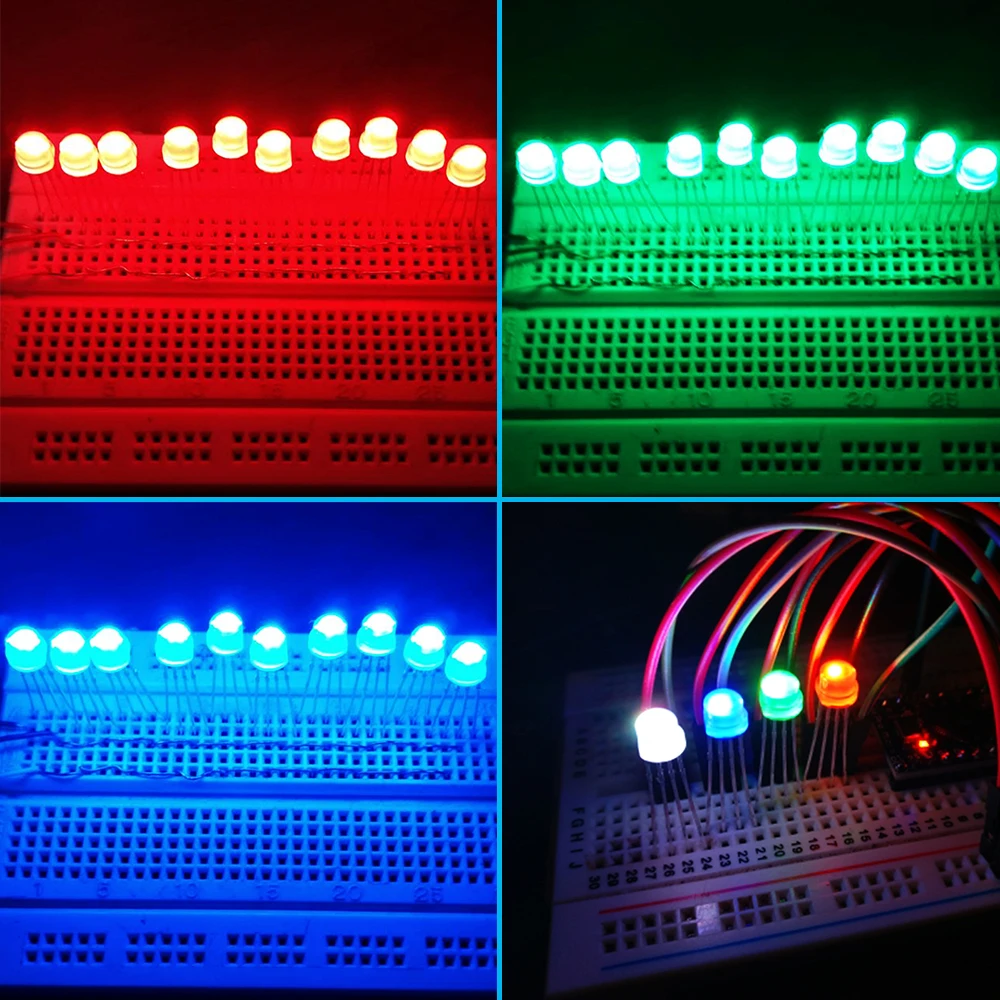 5-1000 шт. DC5V рассеянный круглый головной убор RGB светодиодный с WS2811 5 мм F5 8 мм F8 пикселей Arduino СВЕТОДИОДНЫЙ полноцветный RGB адресуемый светодиодный s