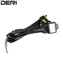 Bi Xenon 35W H4 12V Easy Relay Harness For H4 9003 Hi/Lo Bi-Xenon HID Bulbs Wiring Controllers Projector lens