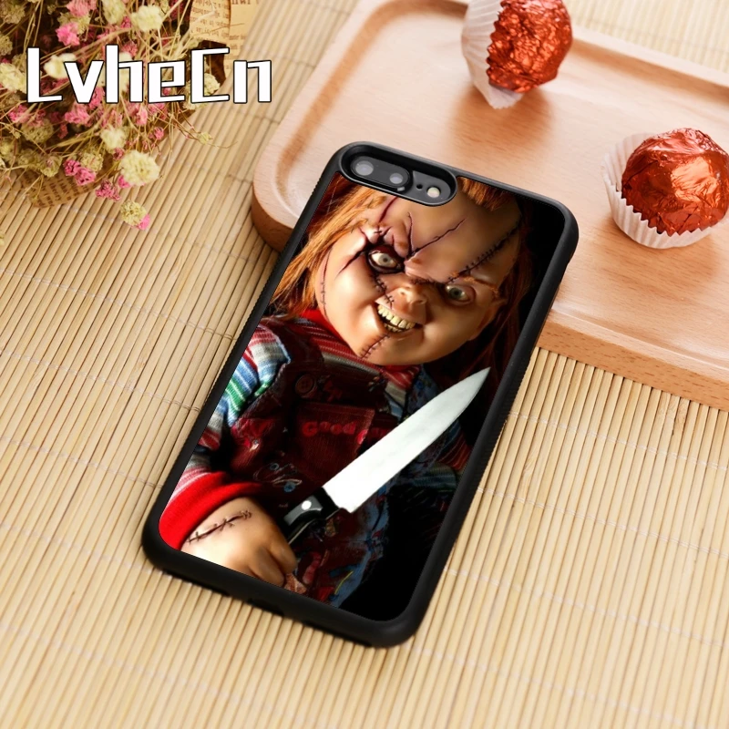 LvheCn Funny Luxury Horror Movies chucky face Phone Case Cover For iPhone 11 Pro X XR XS MAX 5 6 7 8 Plus samsung s7 s9 s10 S9 |