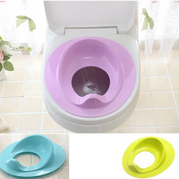 

Baby Boy Girl Children Potty Training Seat Portable Plastic Toilet Pad for Kid Safe Toddler Toilet Chair Blue Simple WC Ring Mat
