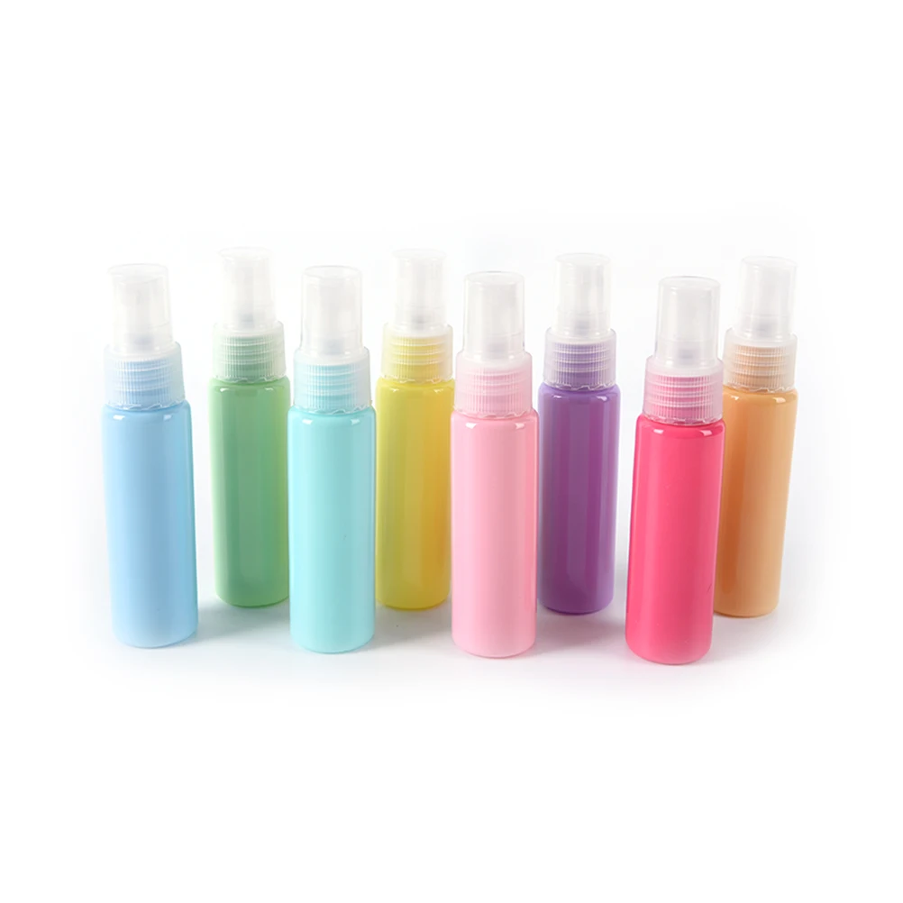 

30ML Atomizer Bottle Travel Perfume Bottle Macaron Refillable Bottle Set Empty Spary Candy Plastic Bottles Hot Sell