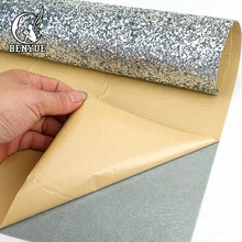 Benyue 0,69*5 м самоклеющиеся плотные обои с блеском ручная работа серебро обои papel parede 3D