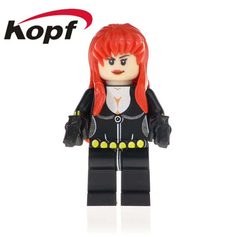

20Pcs Building Blocks Punk Spiderman Magik Black Widow Gamora Riddler Beast Valkyrie Toys Gifts For Children PG1693