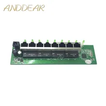 OEM 10/100 Мбит/с RJ45 8 Порты и разъёмы быстрая модуль-коммутатор сетевой концентратор US EU Plug 5 v адаптер переменного тока Питание сетевой коммутатор gigabit материнская плата