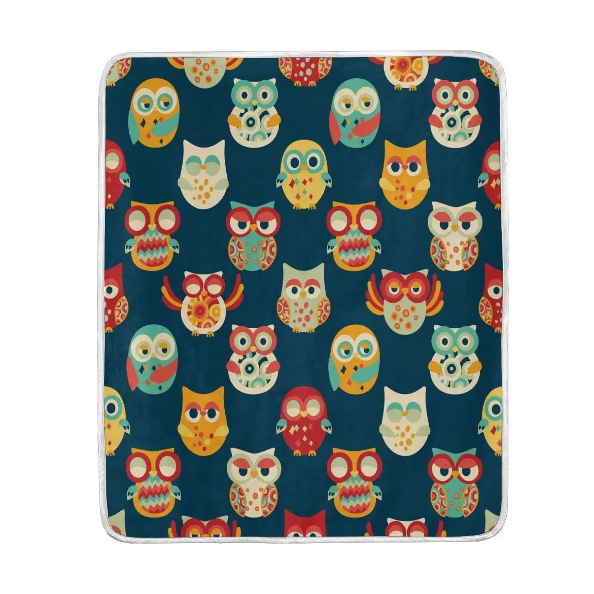 Buy Vintage Funny Owl Blanket Soft Warm Cozy Bed Couch