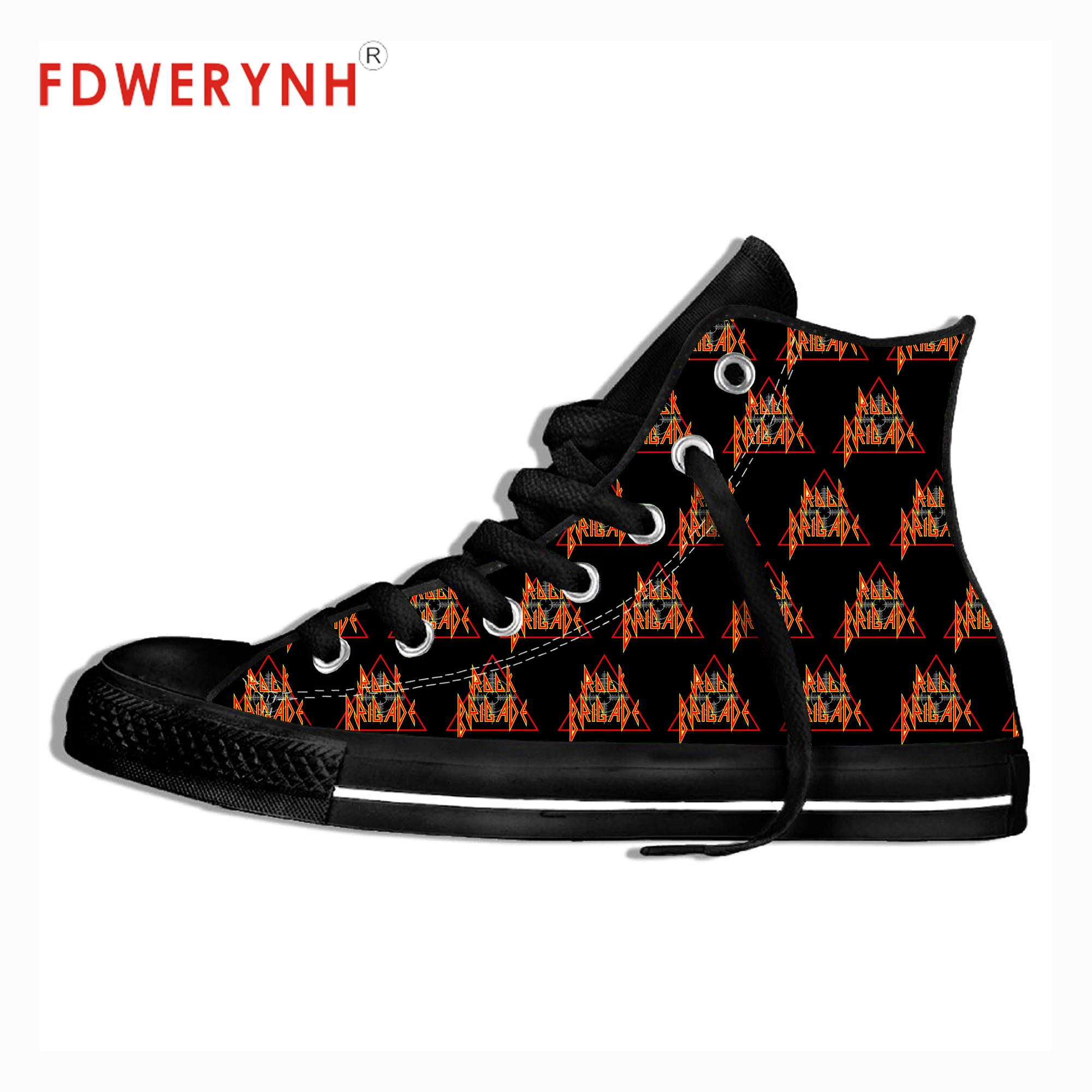 

Def Leppard Heavy Metal Rock Band 3D Printed Outdoor Breathable Leisure Shoes