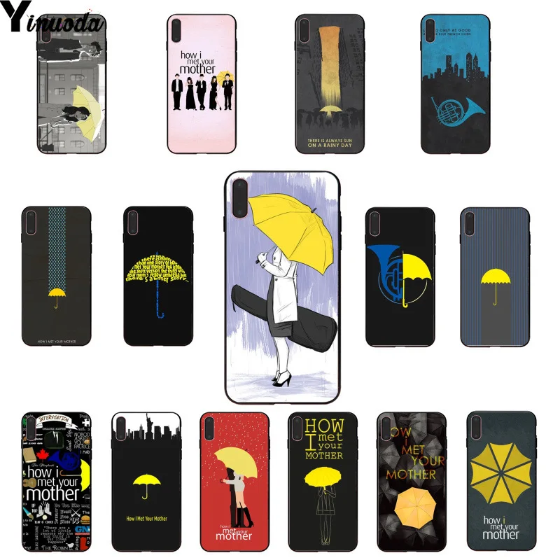 

Yinuoda how i met your mother himym quotes Smart Black Soft Phone Case for iPhone 6S 6plus 7 7plus 8 8Plus X Xs MAX 5 5S XR