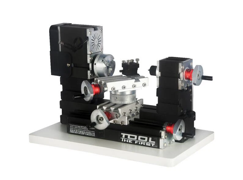 

Big Power Mini Metal Rotating Lathe Motor Larger Processing Radius,DIY Tools as children's Gift 12000r/min 60W
