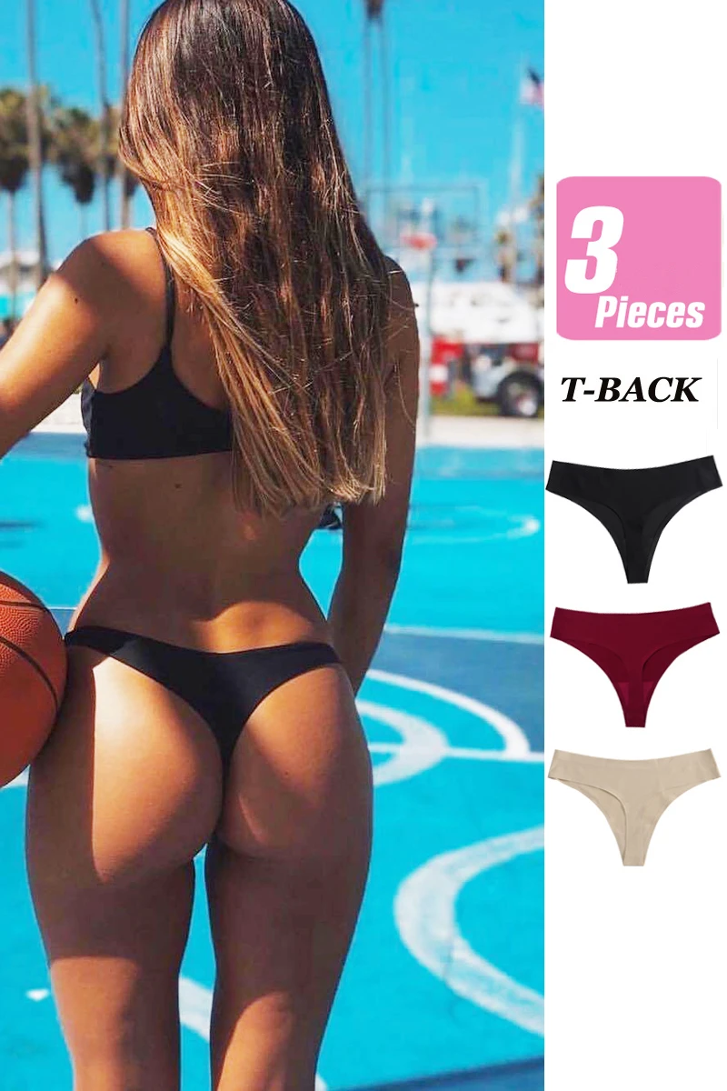 T Back шорты для фитнеса femme шелковистое Спортивное нижнее белье 3 предмета