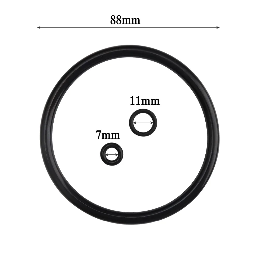 3pcs /lot Food Grade Cornelius Keg Seal O-Ring Home Brew Beer Keg lid Replacement O Ring Black Rubber O rings Gasket silicone o ring set