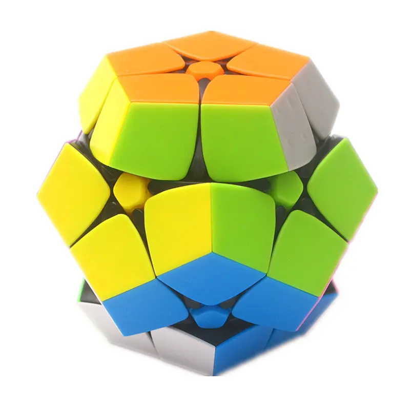 2x2 Megamin магический куб без наклеек 2 слоя Professional Puzzle speed часы-кольцо с крышкой специальные игрушки кубики рубика