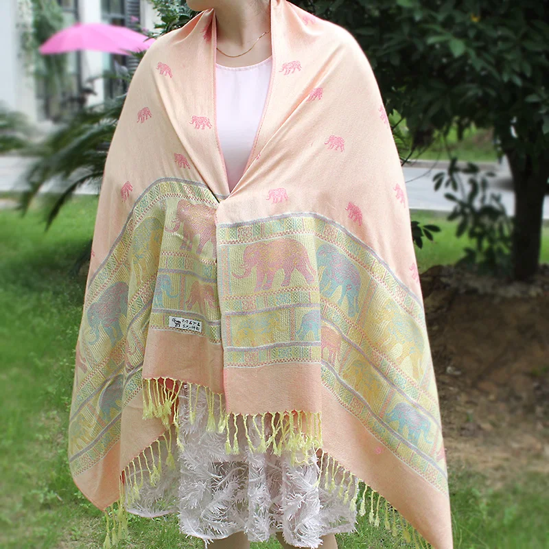 

Hot Sale New Fashion Elephant Scarf Cotton Scarf Fashionable Shawl Scarves Soft Stylish Colorful Girls Scarves bufanda mujer