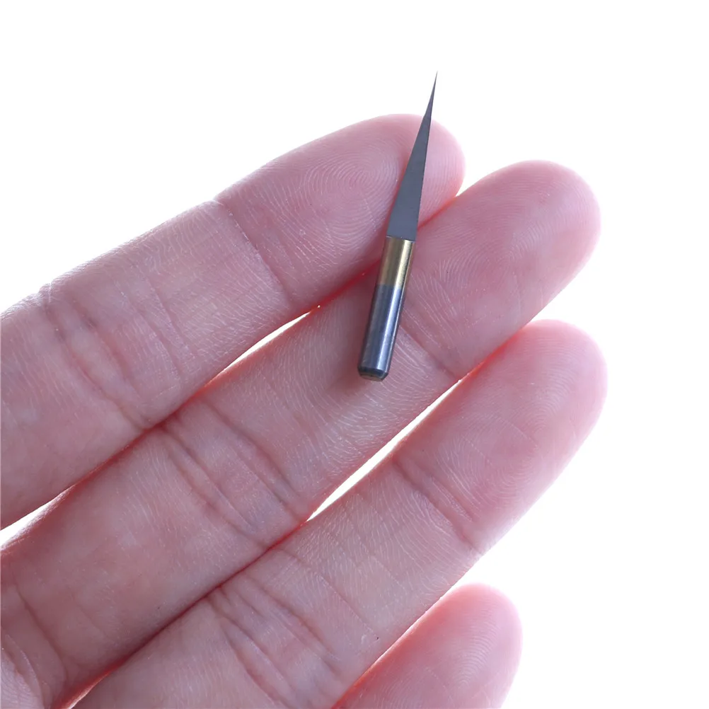 

10Pcs 3.175mm Carbide PCB Engraving Bits CNC Router Tool 10 Degrees 0.1mm