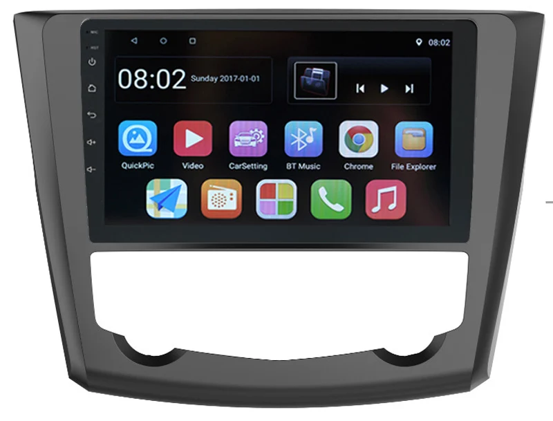 Excellent Car 9inch Android 2din  For Renault KADJAR 2013-2018 Quad Core GPS Navigation Wifi DVR Camera DVD Player Vertical screen 0
