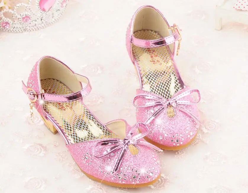 Children's high-heeled sandals-15