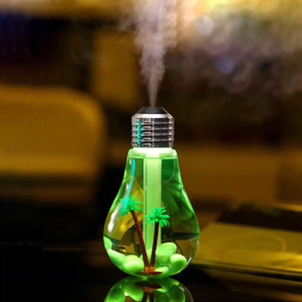 

LED Lamp Air Ultrasonic Humidifier for Home Essential Oil Diffuser Atomizer Air Freshener Mist Maker with LED Night Light