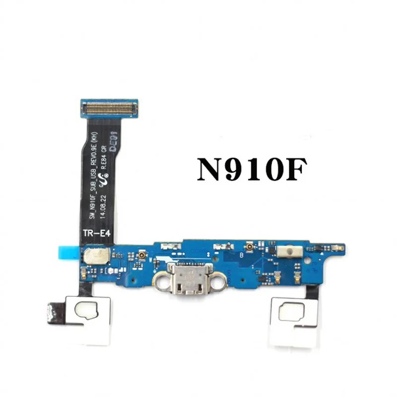 

for Samsung Galaxy Note 4 N910F USB Flex Cable Dock Port Microphone Module Charger Connector Repair Replacement Parts