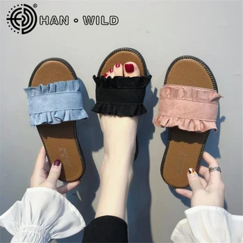 

Women Slippers 2020 Summer Fashion Rome Retro Sandals Ladies Flat Casual Shoes Female Slip on Slides Woman Shoes Sandalias mujer