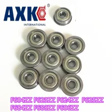 Druklager 10Pcs Flens Kogellagers F604zz F623zz F624zz F625zz F684zz F688zz F606zz 3d Printers Onderdelen Katrol Wiel Deel