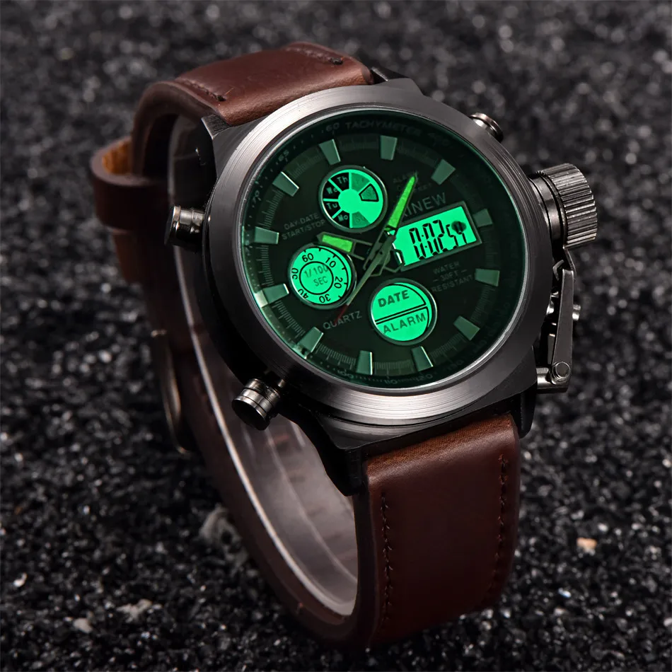 

Mens Watches Top Brand Luxury Wristwatches Waterproof Steel Quartz Watch Army Military Sport Watch Male Clock Relogios Masculino