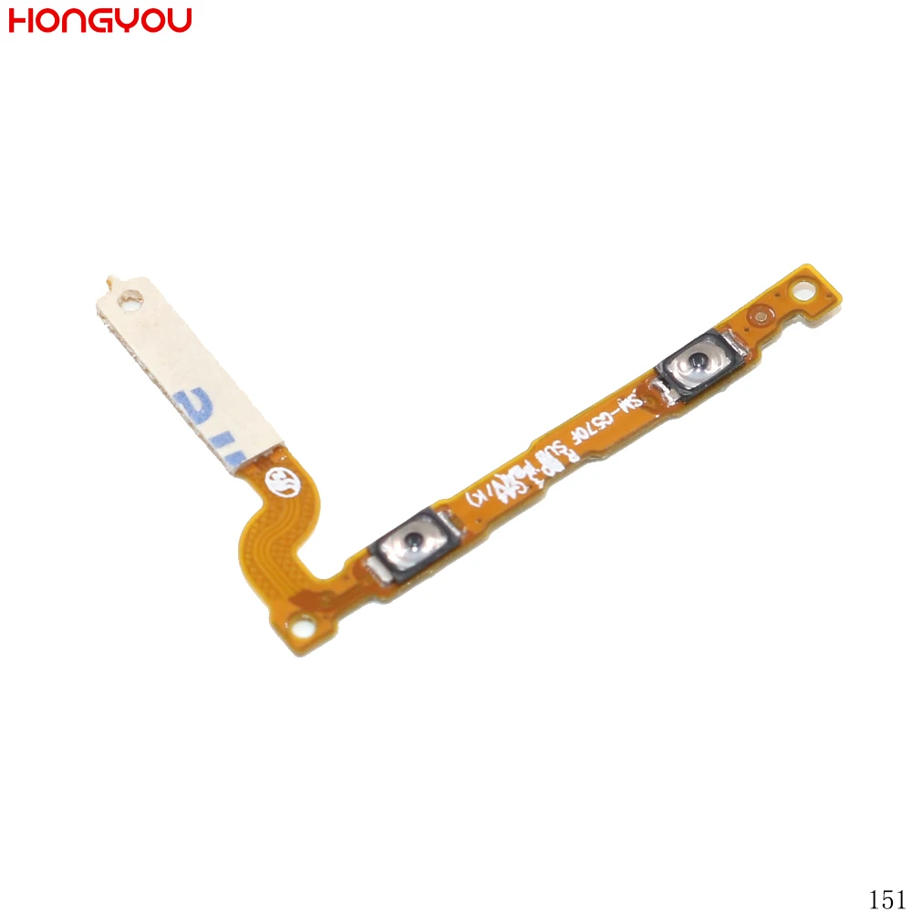 

10PCS/Lot For Samsung Galaxy J7 Prime G610 On7 (2016) J5 Prime G570 On5 (2016) Volume Button Up / Down Mute Switch Flex Cable