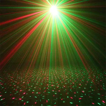 

BEIAIDI Outdoor Moving Full Sky Star Christmas Laser Projector Shower Landscape DJ Disco Light R&G Garden Lawn Holiday Lighting