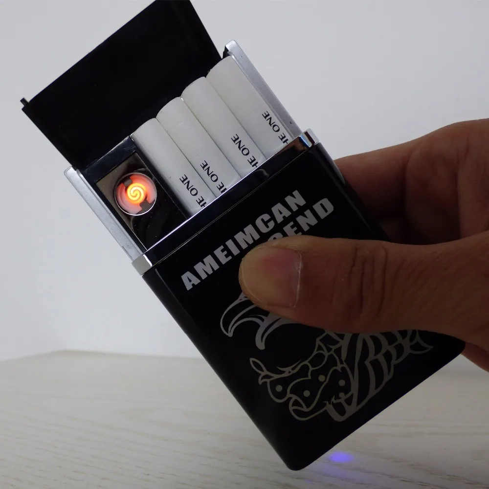 ELECTRONIC LIGHTER SMOKING ACCESSORIES WITH USB rechargeable lighter cigarette casein Lighters