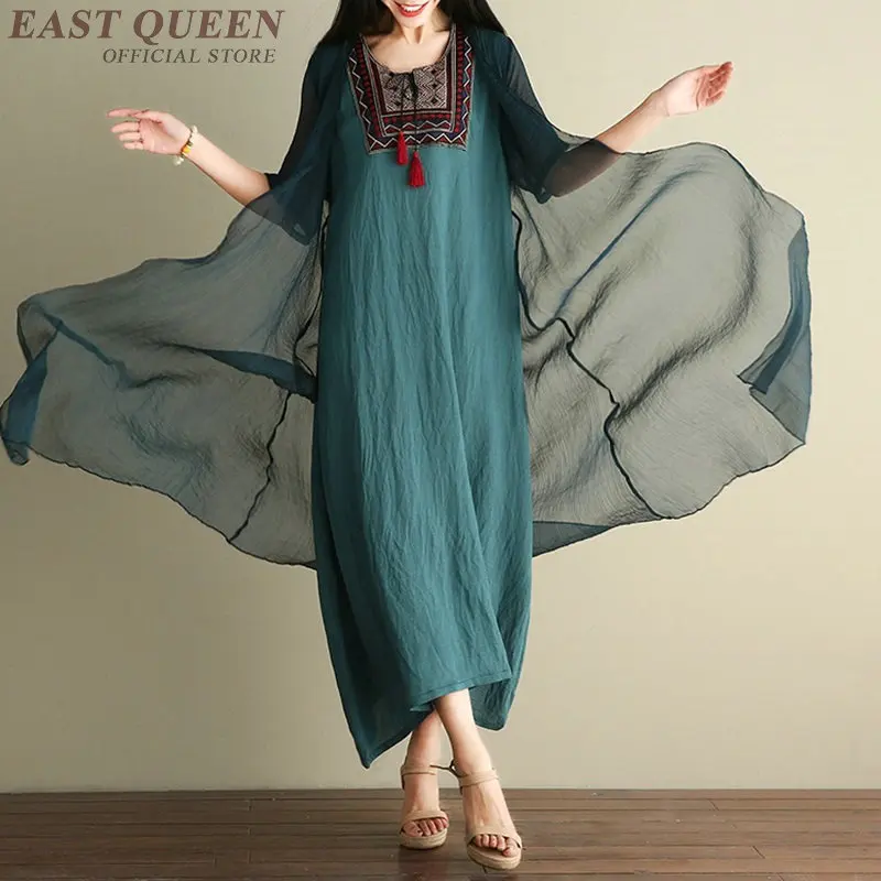 

Traditional Chinese dress clothing for women oriental modern qipao cheongsam style dress female autumn fashion 2018 AA4100