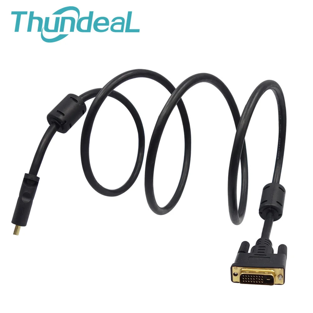 Универсальный Переходник 1 5 м/5 футов Совместимость с DVI на HDMI DVD HDTV XBOX проектор