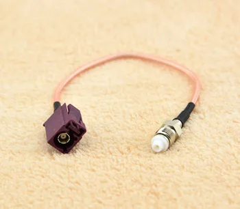 

100 pcs shipping by DHL GSM Antenna Extension cable Fakra D Female to Fme Female Jack Plug Connector pigtail cable RG316 15CM