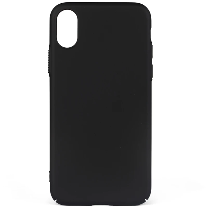 Wholesale Matte Luxury Hard Back 5.8 inch Black Phone Cover Case for