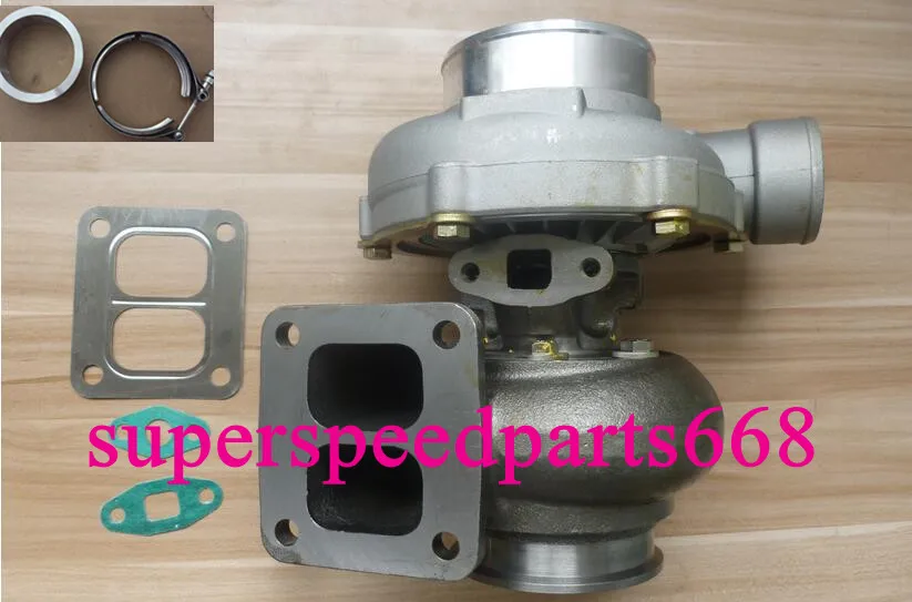 Турбокомпрессор GT45R GT45 A/R .70 .84 4 &quotV band с фланцевым зажимом T4 для воды и масла|turbo