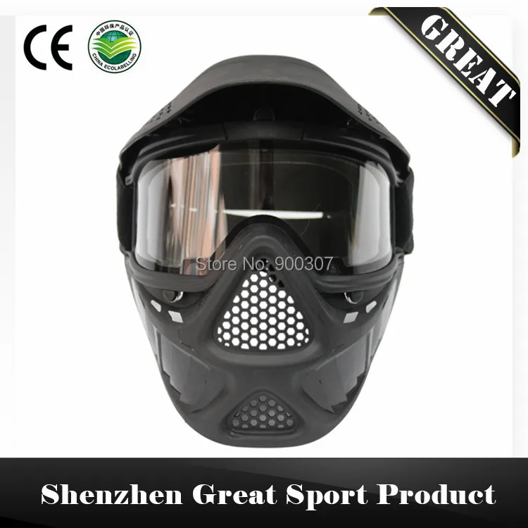 Тактическая Защитная маска для страйкбола с двойным эластичным ремешком