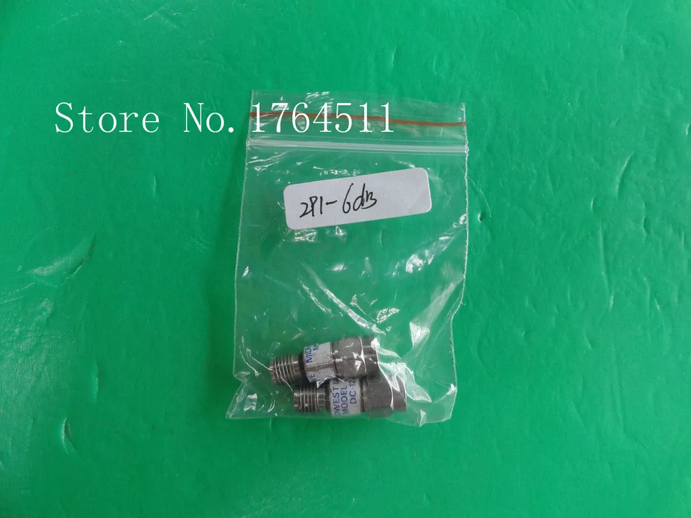 

[BELLA] MIDWEST 291-6dB DC-12.4GHz 6dB 2W SMA coaxial fixed attenuator --3PCS/LOT