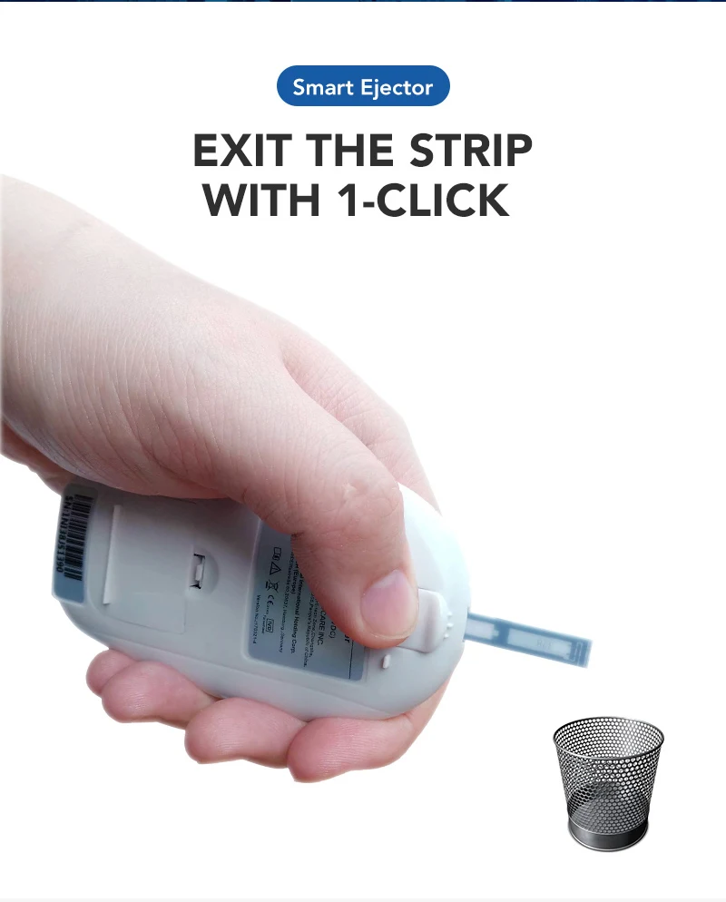 Глюкометр Sinocare Safe-Accu, комплект для измерения уровня глюкозы в крови, с 50 или 100 тест-полосками и ланцетами, медицинский прибор для диабетиков, соответствует требованиям ЕС