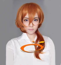 Anime Bungo Stray Dogs Chuya Nakahara Chuuya Brown Orange Heat Resistant Cosplay Costume Wig + Track + Cap Anime Bungo Stray Dogs Chuya Nakahara Chuuya Brown Orange Heat Resistant Cosplay Costume Wig + Track + Cap