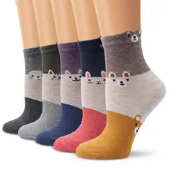 Хлопковые носки, теплые носки для взрослых, носки унисекс (5 собак, кошек, кроликов)